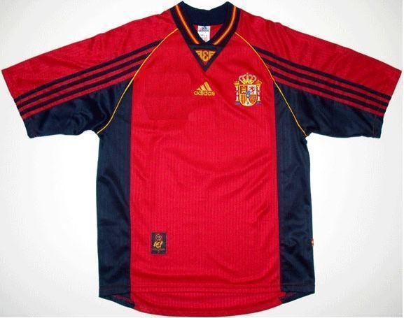 Camiseta españa 1998 mundial francia (m)