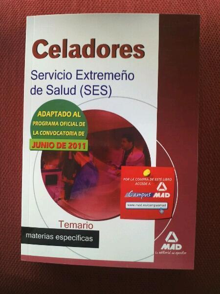 Venta libro oposiciones celadores Servicio Extremeño de Salud (SES)
