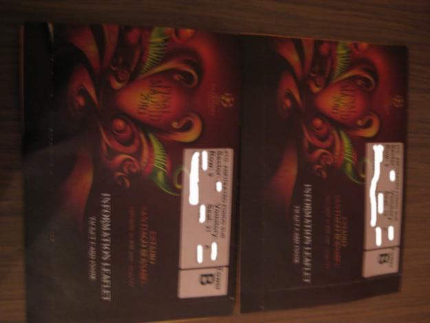 2 bolis Bic + 2 Tickets Uefa Champions League Final Madrid 22/05/2010