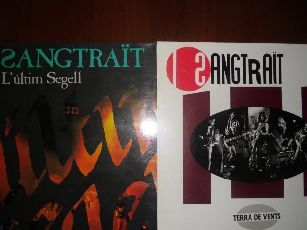 2 Discos de vinilo de Sangtraït en perfecto estado. Un clásico del rock catalán