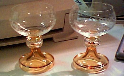 2 magnificas copas de cristal.