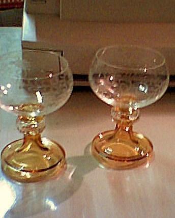 2 magnificas copas de cristal.