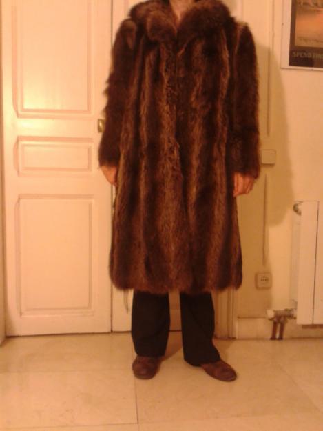 Abrigo de piel de marmota (400 euros negociables)