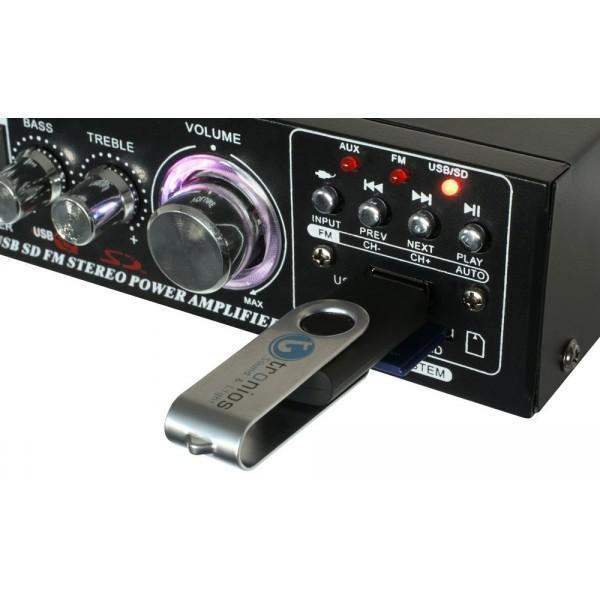 Amplificador con fm/usb/sd