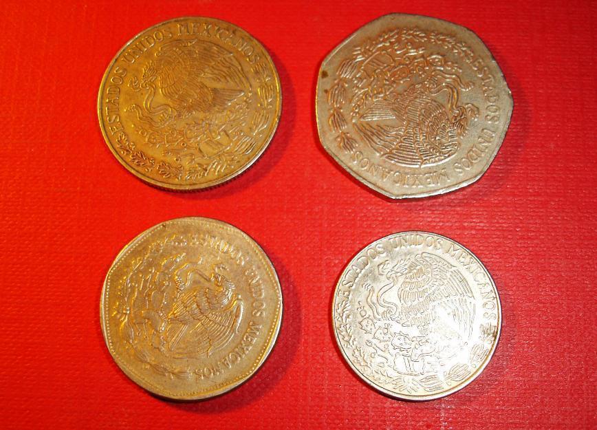 Antiguas monedas mejicanas -lote