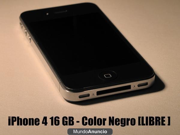Apple iPhone 4 16 GB libre (negro) + Accesorios