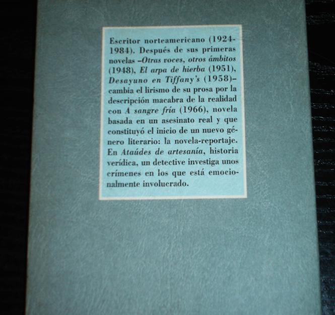 Ataudes de Artesania por truman capote