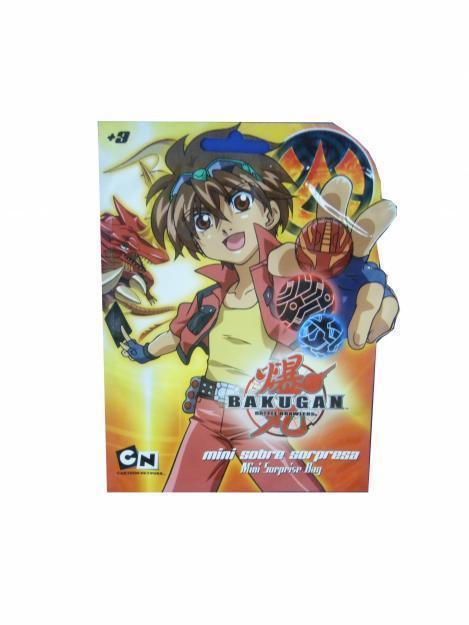 Bakugan Blister de Bolas Sobre Sorpresa y figuras Monas de Pascua Tech Deck