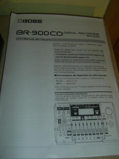 BOSS BR-900CD :- Multipistas Digital