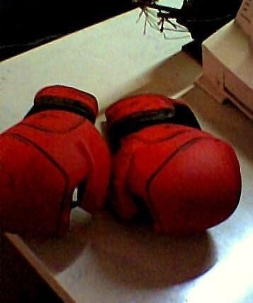 boxeo.guantes para adulto.rojos.