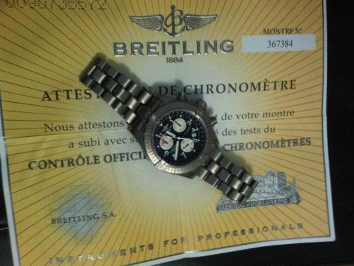 Breitling Chrono Avenger M1 Aeromarine titanio E73360