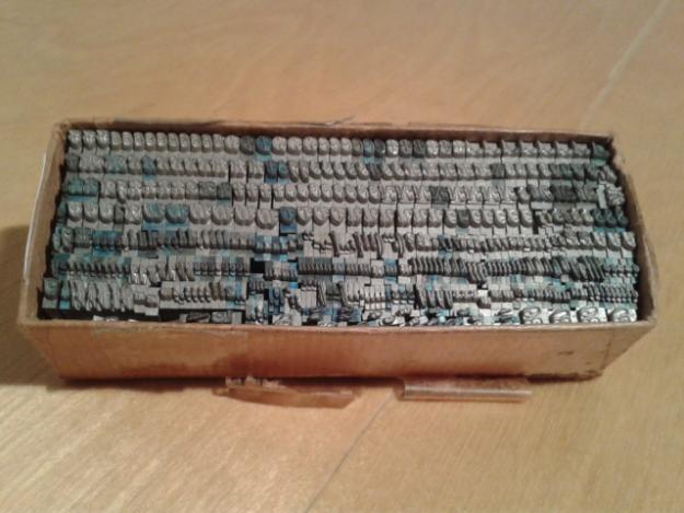 cajas tipografia vintage letterpress composing stick