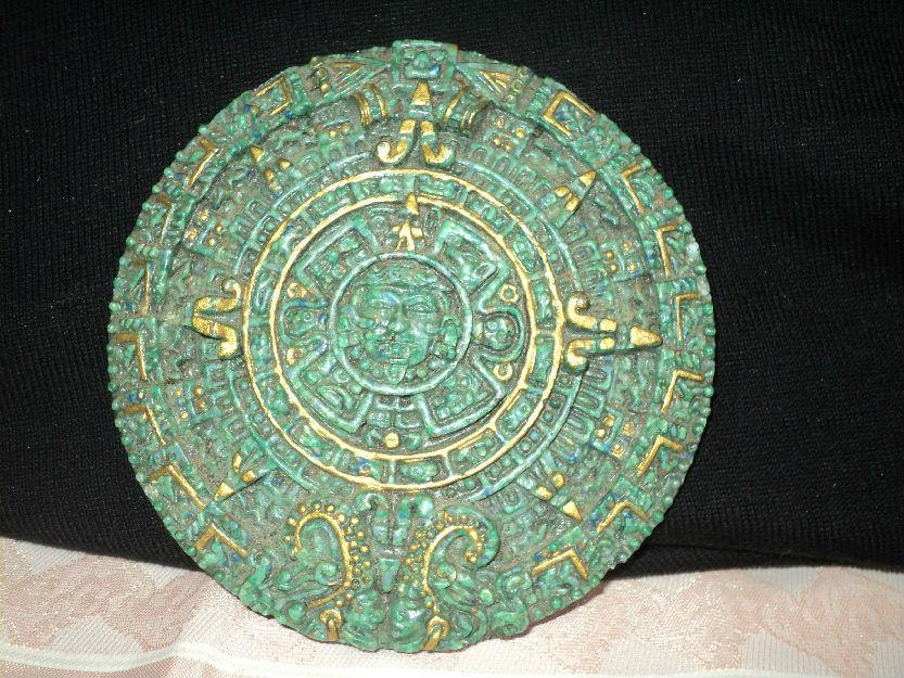 Calendario maya y posavasos