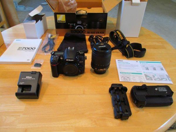 Cámara Nikon D7000 con 18-105mm