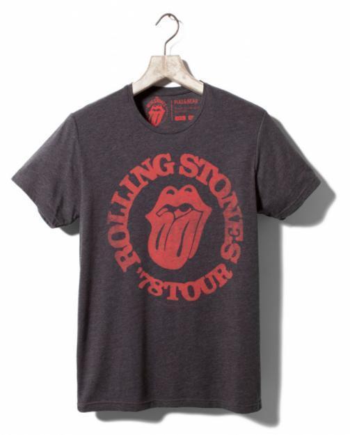Camiseta de groupo musica rolling stone