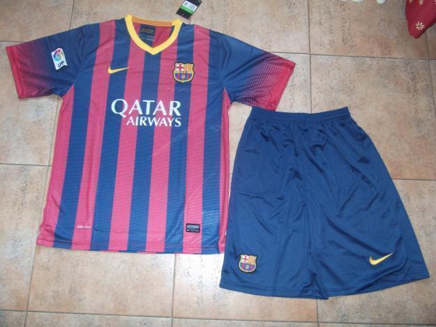 Camisetas y pantalones Barcelona 2014 Qatar Airways