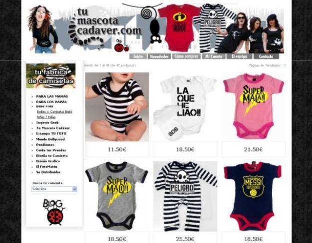 Camiseta y Bodys para bebés frikis