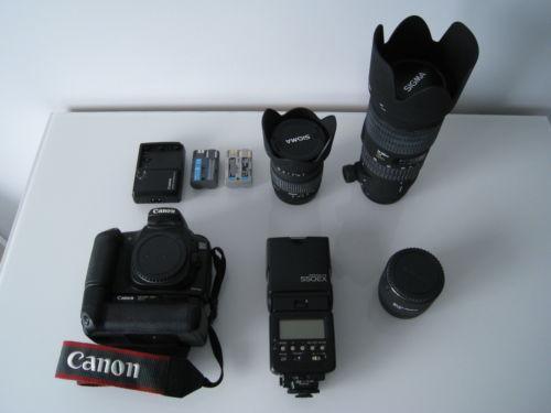Canon EOS 20D +Sigma 70-200 +Sigma 18-50+Sigma teleconverter 2x APO +FlashCanon