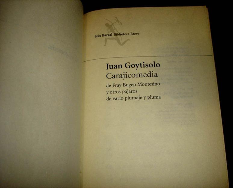 Carajicomedia por juan goytosolo-obra prohibida