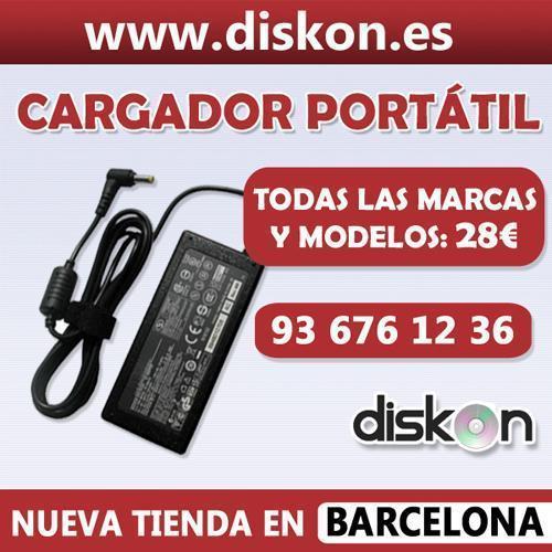 Cargador para portátil - ( tienda barcelona ) www.diskon.es