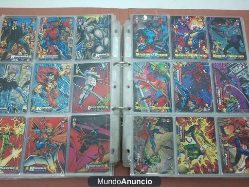 Cartas Marvel DC Barcelona. Compro y vendo colección de superhéroes.