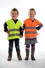 Chalecos de seguridad fluorescente niños