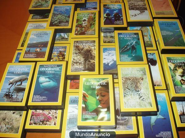 Colección National Geographic 40 VHS