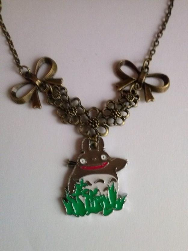 collar totoro unicornio hechos a mano