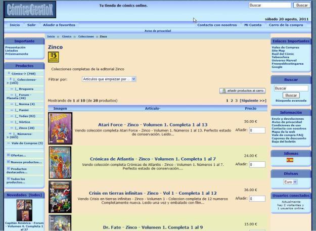 Cómics GestioX - Tú tienda de cómics