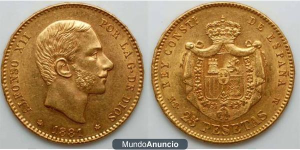 COMPRO MONEDAS DE ORO-PLATA