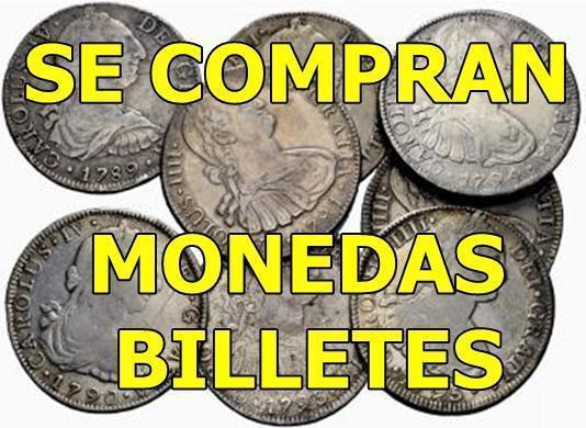 Compro monedas y billetes antiguos (en toda españa)