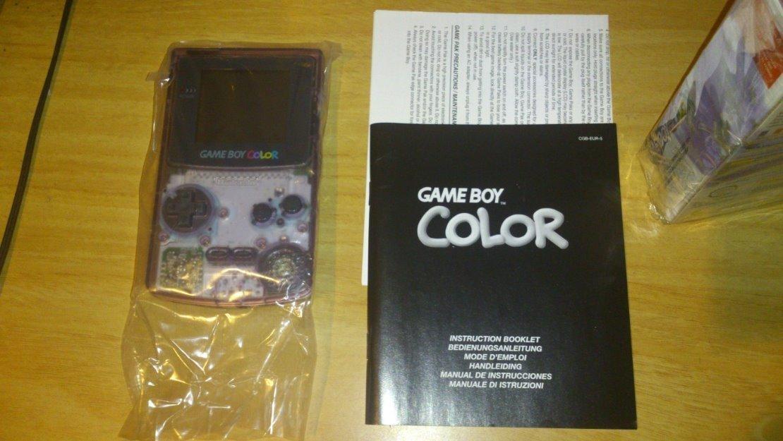 Consola Game Boy Color ed. transparente pal
