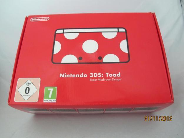 Consola Nintendo 3DS Toad + New super Mario bross 2 - ONLY 1000 NEW SEALED