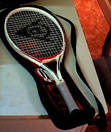 dunlop-raqueta de tenis infantil con funda.