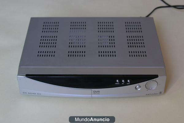 DVR TV por Satélite Zehnder DX 5040 CV con disco duro 80 GB