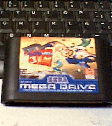 earthworm jim 2,videojuego para mega drive.