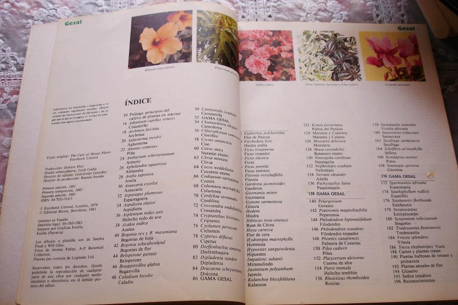 El Gran libro Gesal para el cuidado de las plantas