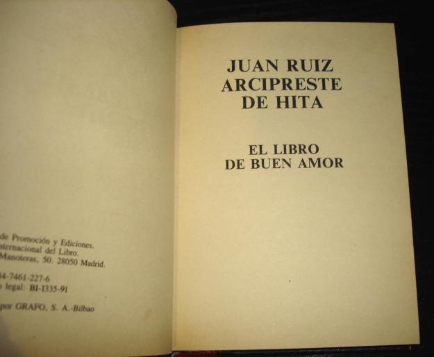 El libro del buen amor-arcipestre de hita