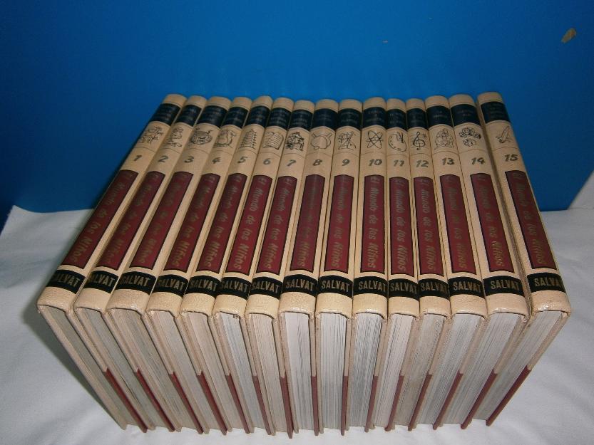El mundo de los niños salvat editores 1960. 15 volumenes. completa.