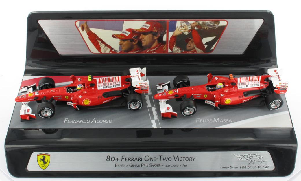 Ferrari f10 80th one-two victory alonso