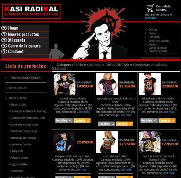 kasiradikal.es- Tienda online ropa rock- punk