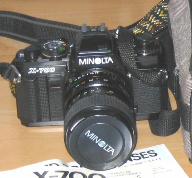 Kit de cámara fotográfica reflex Minolta 35mm