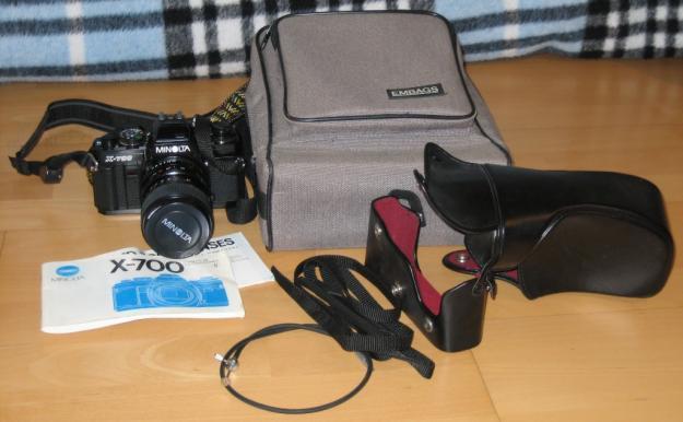 Kit de cámara fotográfica reflex Minolta 35mm