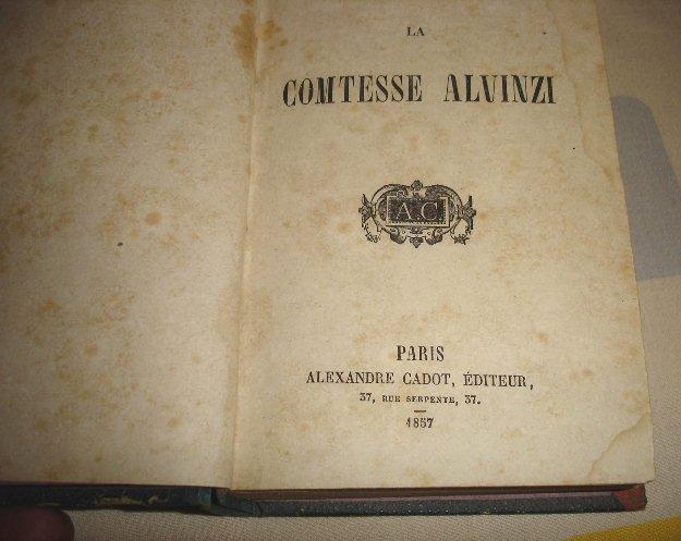 la comtesse alvinzi- 1857-marquis de foudras