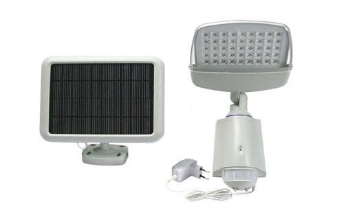lampara solar seguridad anti-intrusos e iluminación