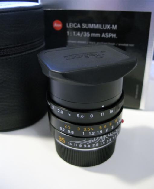 Leica 35mm f1.4-M Summilux ASPH elemento flotante