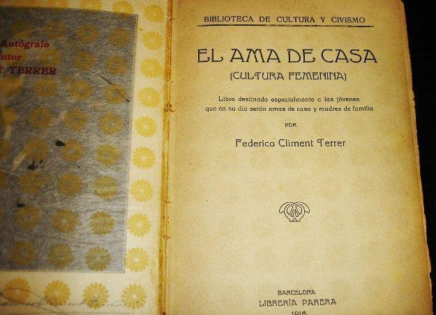 Libro El Ama de Casa-1916-F.Climent Terrer