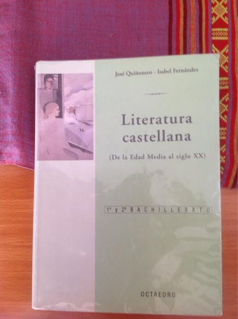 literatura castellana 1 y 2 de bachillerato