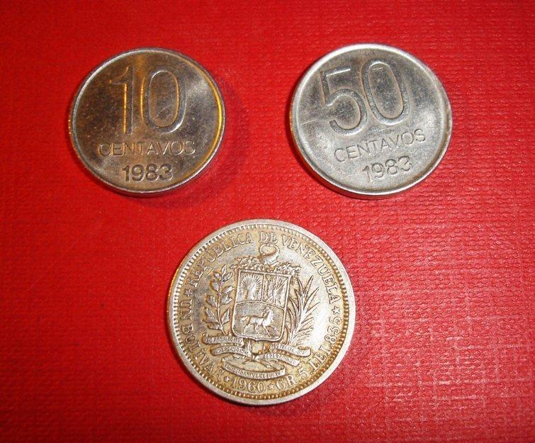 Lote de tres monedas antiguas