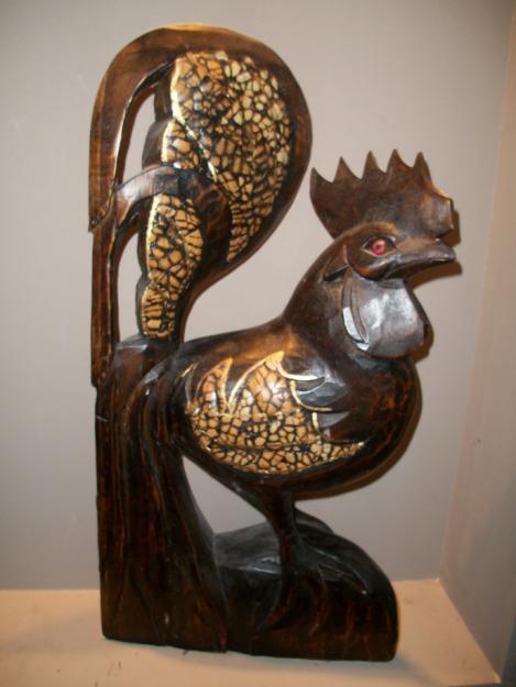 lote figuras animales madera hecho a mano epejos importacion Bali 90cm liquidacion total